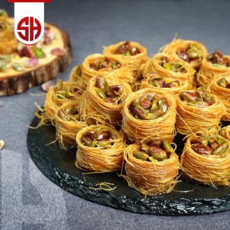 Pistachio Bird’s Nest Baklava